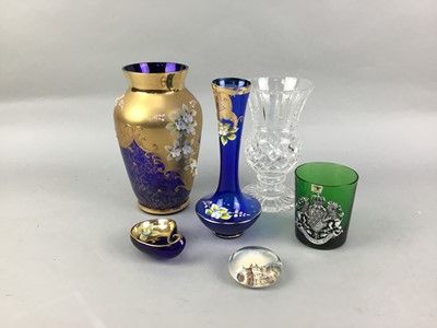 Lot 461 - A COLLECTION OF DECORATIVE GLASSWARE