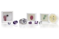 Lot 254 - GROUP OF VARIOUS UNMOUNTED GEM STONES...