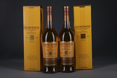 Lot 1374 - TWO BOTTLES OF GLENMORANGIE 10 YEARS OLD
