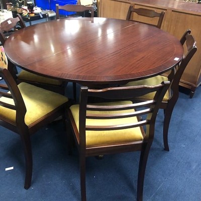 Lot 363 - A MAHOGANY DINING SUITE