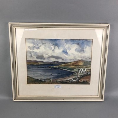 Lot 374 - LOCHSCENE, BY JEAN M KIRK