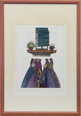 Lot 22 - PAIR OF FIGURAL PRINTS BY NUNO