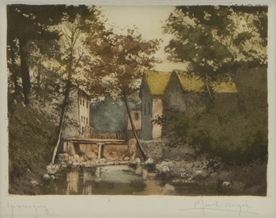 Lot 23 - GIROMAGNY, A PRINT BY MARCEL AUGIS