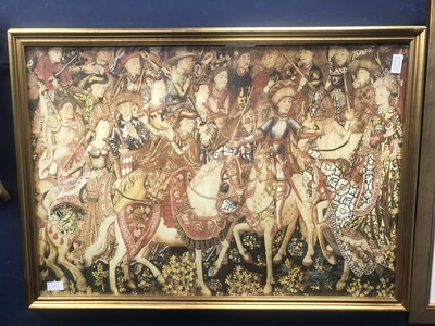 Lot 528 - A PAIR OF LARGE RENAISSANCE STYLE PRINTS