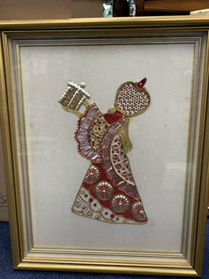 Lot 540 - A LOT OF FABRIC WORKS BY MARION H GRAY