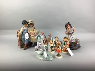 Lot 485 - A COLLECTION OF CERAMIC FIGURES