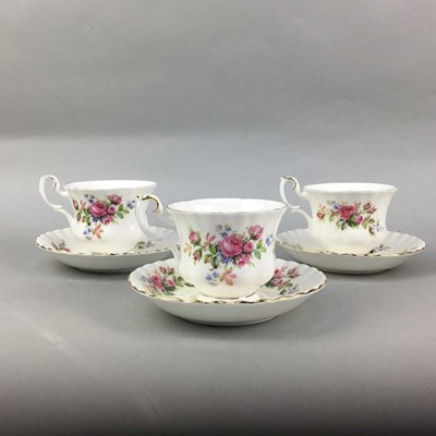 Lot 500 - A ROYAL ALBERT 'MOSS ROSE' TEA SERVICE