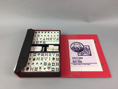 Lot 509 - A MODERN MAH JONG SET