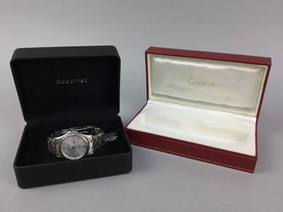 Lot 529 - A GENTS ACCURIST WRIST WATCH AND OTHER WATCHES