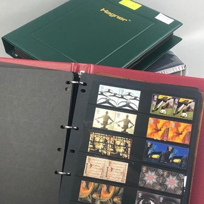 Lot 130A - A LOT OF VARIOUS STAMPS CONTAINED IN FIVE STAMP ALBUMS