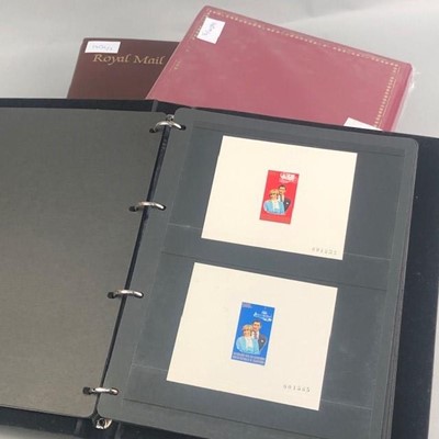Lot 140A - A LOT OF VARIOUS STAMPS CONTAINED IN THREE STAMP ALBUMS