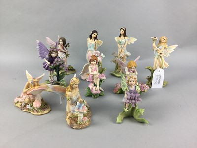 Lot 135A - A ROYAL WORCESTER FLOWER FAIRIES FIGURE OF 'THE CANDYTUFT FAIRY' AND OTHER FIGURES