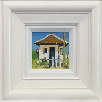 Lot 719 - ARISAIG STATION, WEST HIGHLAND LINE, AN OIL BY LIN PATTULLO
