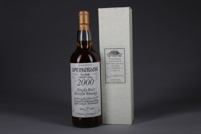 Lot 1406 - SPRINGBANK 'FIRST BOTTLING OF THE 21ST CENTURY' AGED 21 YEARS