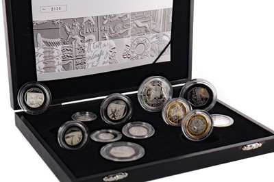 Lot 97 - THE 2009 UK SILVER PROOF COIN COLLECTION