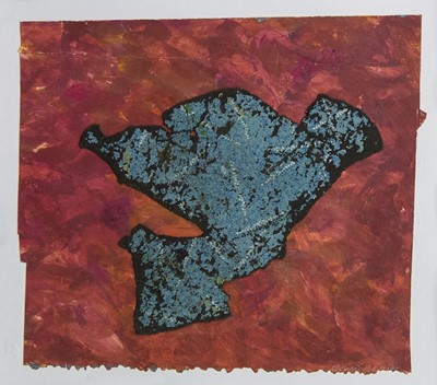 Lot 709 - LANDSCAPE FLIGHT, A MIXED MEDIA BY PHILIP REEVES