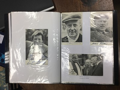 Lot 1612 - A COLLECTION OF AUTOGRAPHS AND OTHERS