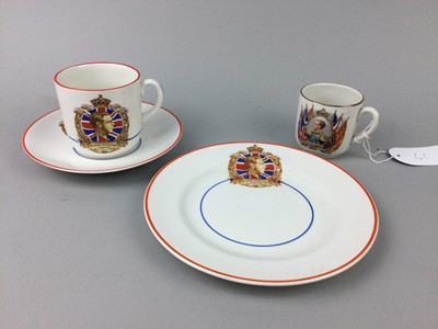 Lot 42 - A LOT OF IRISH PORCELAIN ALONG WITH EDWARD VII COMMEMORATIVE WARE