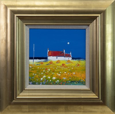 Lot 732 - RED ROOF, ISLE OF TIREE, AN OIL  BY JOLOMO