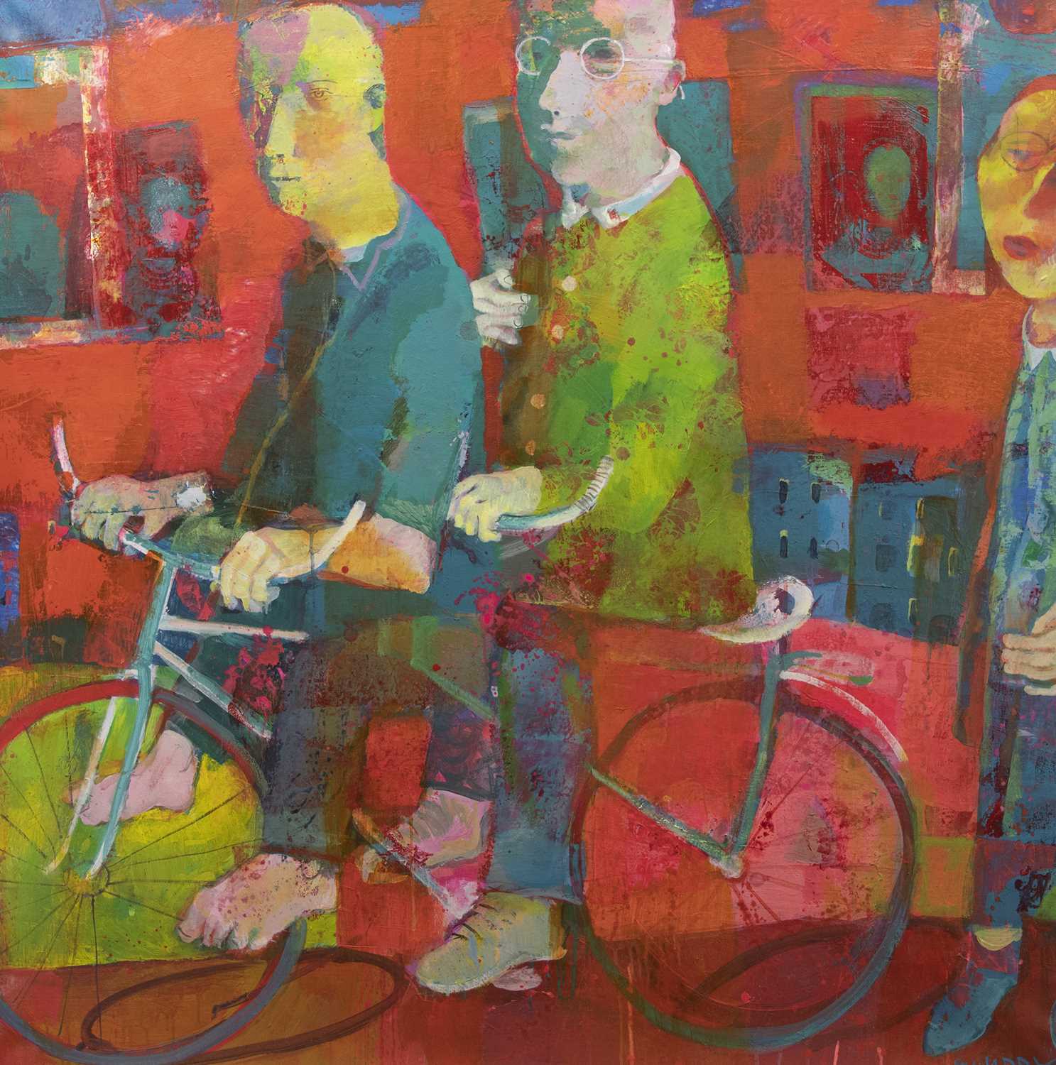 Lot 574 - TANDEM, AN ACRYLIC BY ANDREI BLUDOV