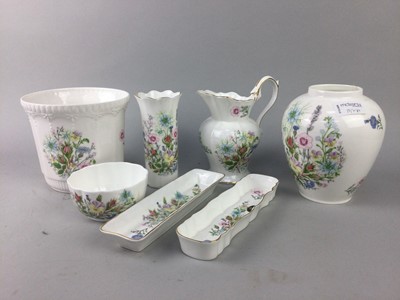 Lot 192 - A LOT OF AYNSLEY 'WILD TUDOR' PATTERN CHINA