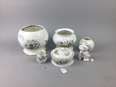 Lot 192 - A LOT OF AYNSLEY 'WILD TUDOR' PATTERN CHINA
