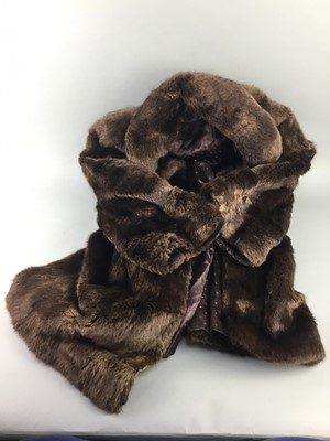 Lot 180 - A LOT OF SIX VARIOUS FUR COATS