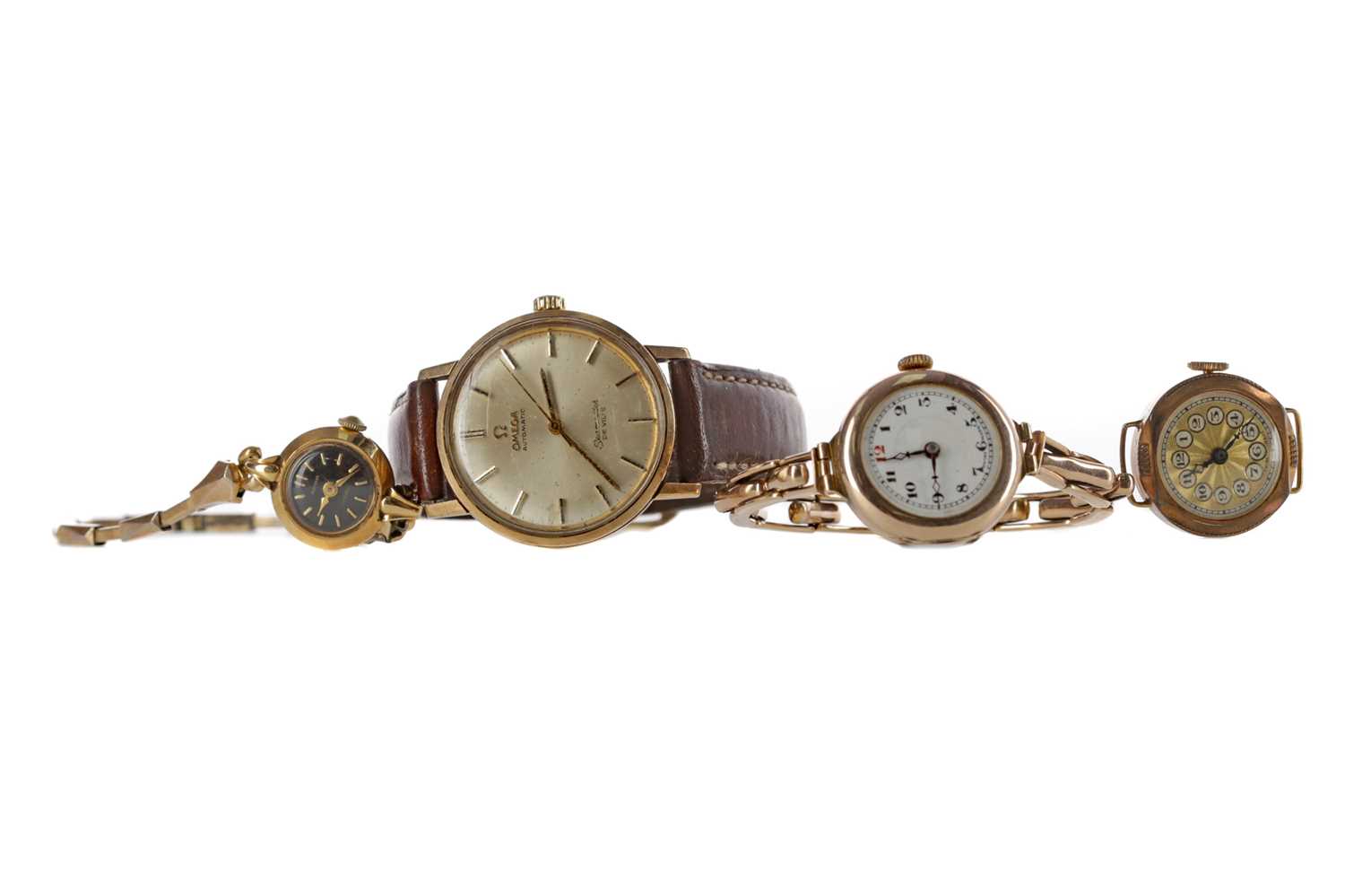 Lot 950 - TWO GENTLEMAN'S AND THREE LADY'S WATCHES