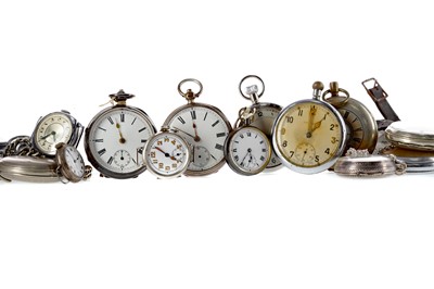 Lot 951 - A COLLECTION OF SILVER AND OTHER POCKET WATCHES