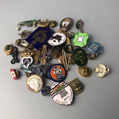 Lot 21 - A COLLECTION OF ENAMEL BADGES