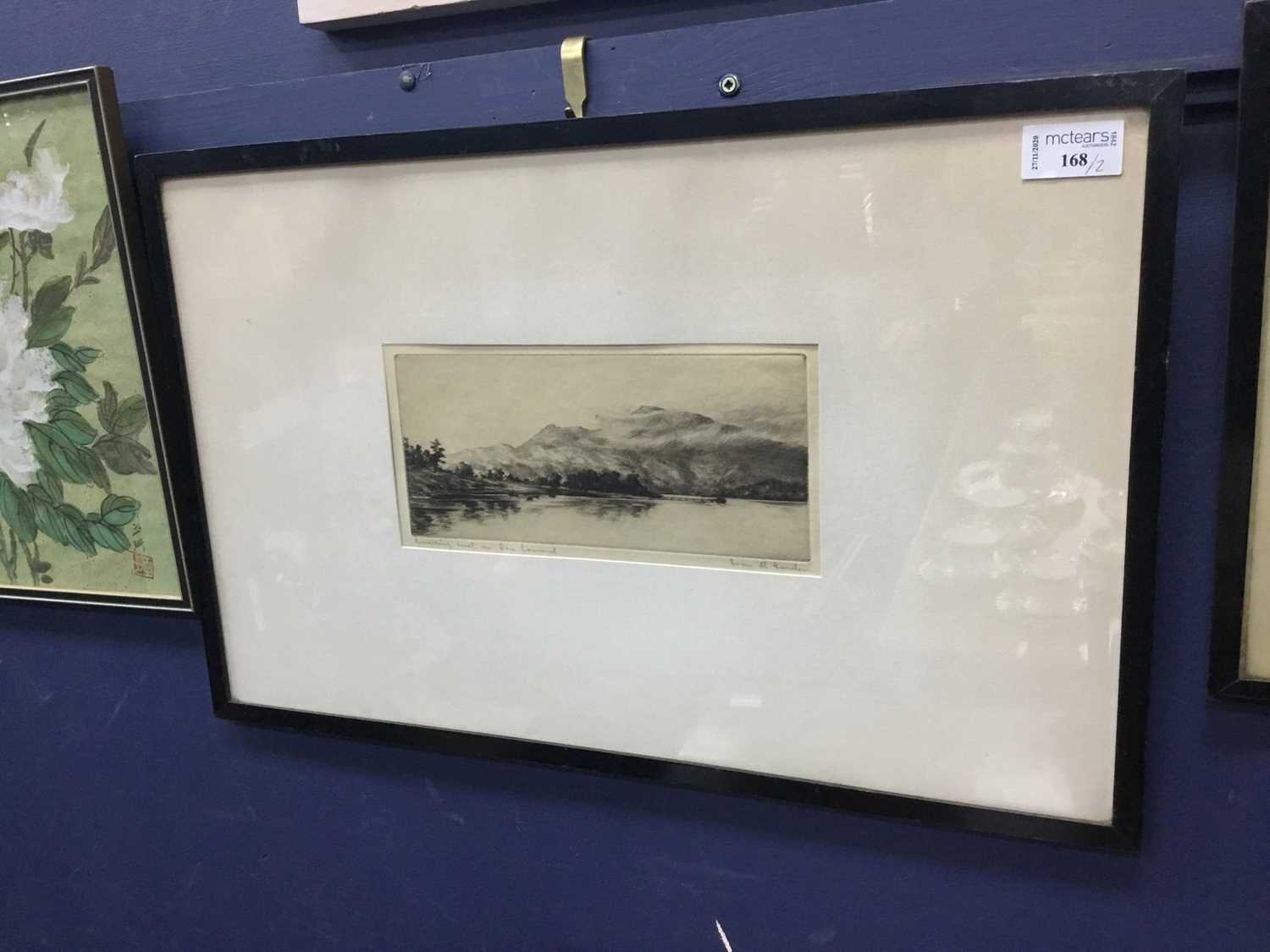 Lot 204 - A PAIR OF ETCHINGS BY IVAN M. BARR