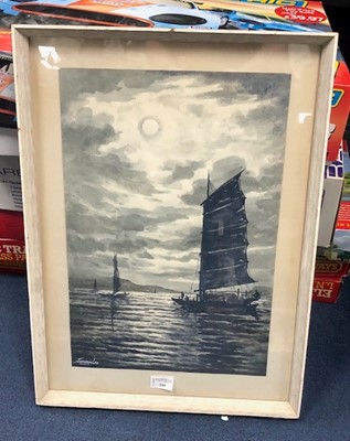 Lot 244 - A WATERCOLOUR BY JOHNSON LEE