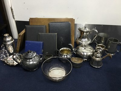 Lot 236 - A LOT OF PLATED ITEMS AND CUTLERY