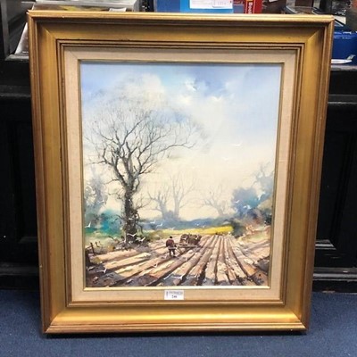 Lot 246 - AN OIL PAINTING BY JORGE A. AGON