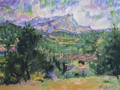 Lot 848 - MONT SAINTE VICTOIRE (HOMAGE TO CEZANNE), A GICLEE PRINT BY ROLF HARRIS