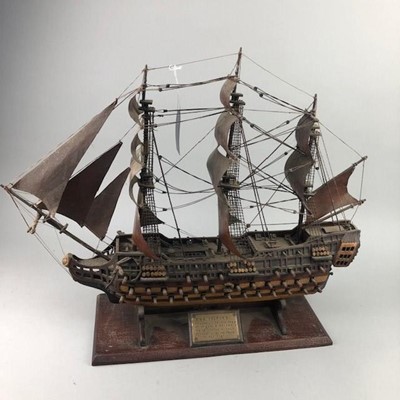 Lot 205 - A MODEL OF HMS VICTORY