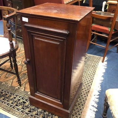 Lot 399 - A VICTORIAN MAHOGANY POT CUPBOARD