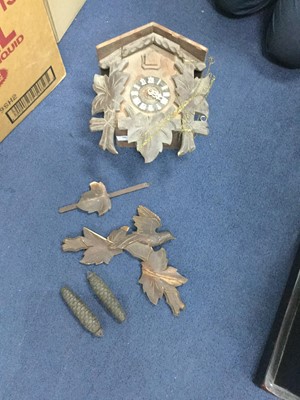 Lot 209 - A GERMAN CUCKOO CLOCK