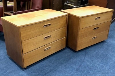 Lot 359 - A PAIR OF OAK CHESTS