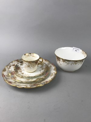 Lot 382 - A LATE 19TH CENTURY AYNSLEY PART TEA SERVICE