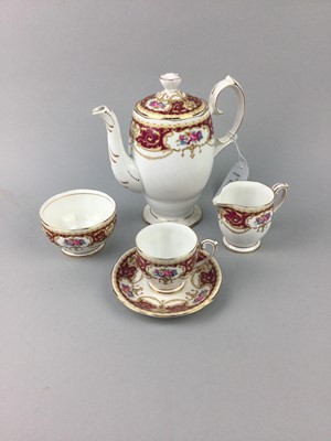 Lot 138 - A QUEEN ANNE SIX PLACE TEA SERVICE AND OTHER CERAMICS