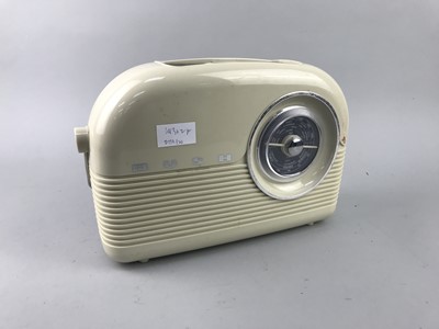 Lot 302 - A BUSH RADIO AND OTHER ITEMS