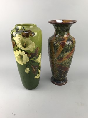 Lot 416 - A DOULTON VASE AND ANOTHER VASE