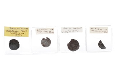 Lot 146 - A SMALL GROUP OF EARLY SCOTTISH HAMMERED COINS
