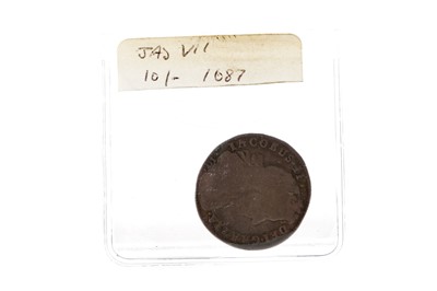 Lot 149 - A JAMES VII (1685-1689) TEN SHILLING COIN