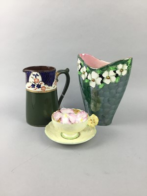 Lot 420 - A MALING VASE AND OTHER CERAMICS