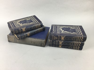 Lot 421 - A LOT OF LEATHER BOUND BOOKS