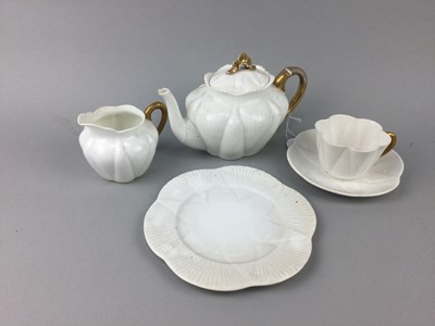 Lot 422 - A SHELLEY TEA POT AND FOLEY PART TEA SERVICE