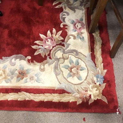 Lot 770A - A 20TH CENTURY RUG