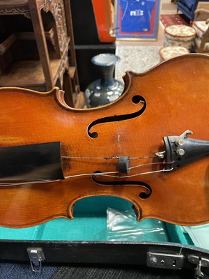 Lot 1706 - A LATE 19TH CENTURY VIOLIN FROM MIRECOURT, FRANCE